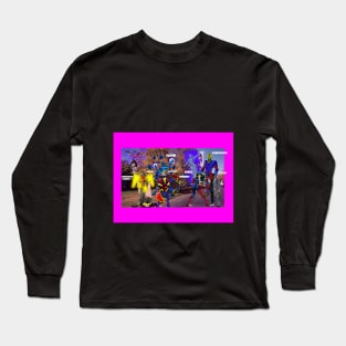 Dead of Night Studios Nightefall: Numanity Rises! Nu-Heroes c tm IP Long Sleeve T-Shirt